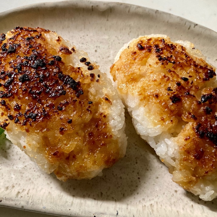 失敗した柔らかいご飯で!甘味噌おにぎり